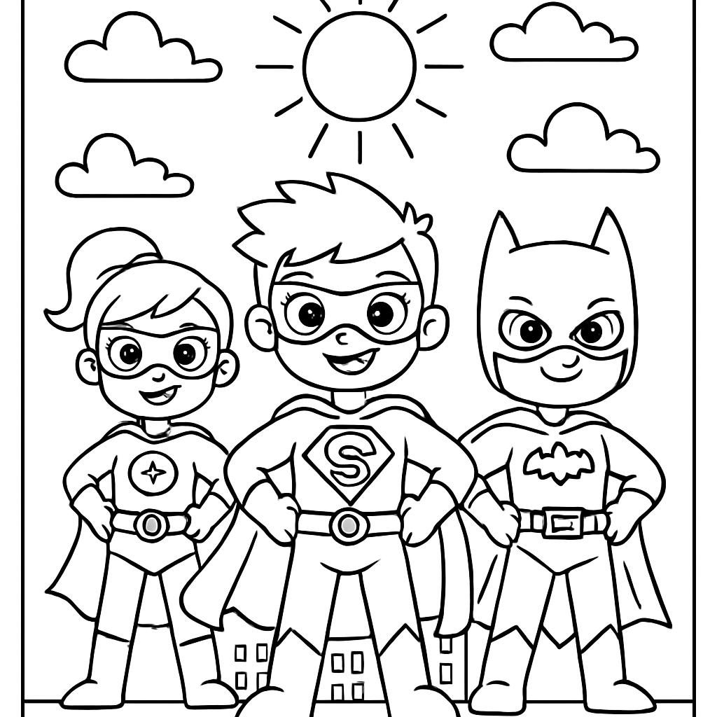 Trio de super-héros